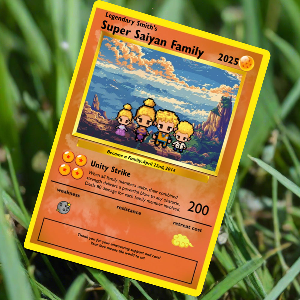 Construisez votre propre carte de famille Super Saiyan