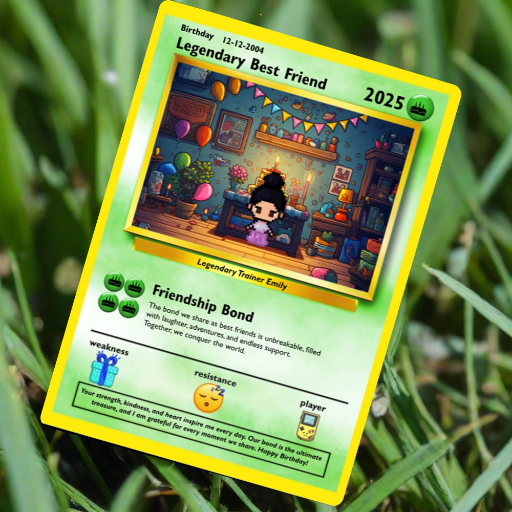 Construisez votre propre carte d'anniversaire du meilleur ami