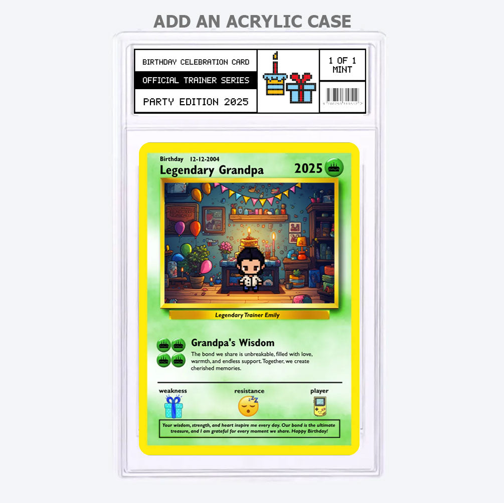 Construisez votre propre carte d'anniversaire de grand-père