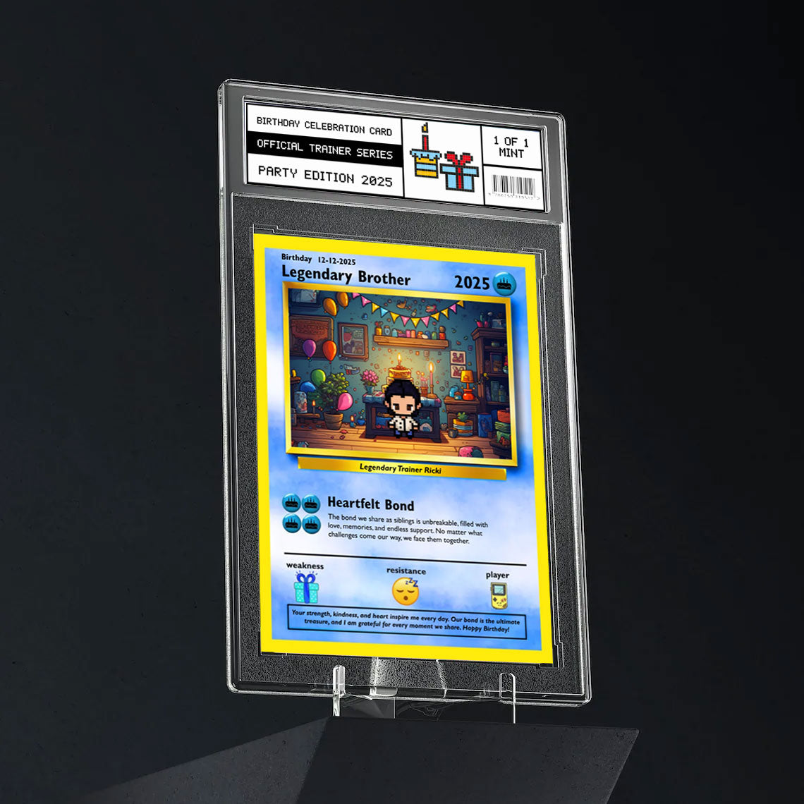 Construisez votre propre carte d'anniversaire frère