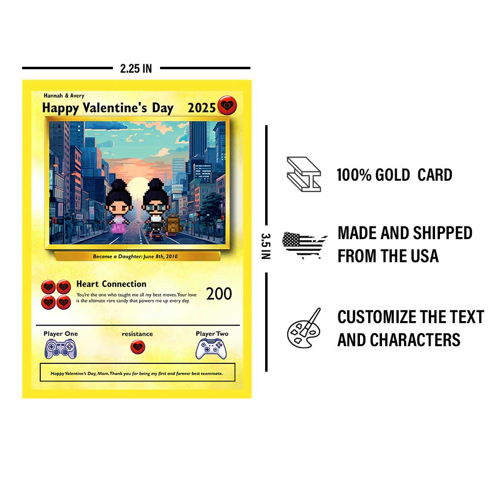 Carte fille à maman - Construisez la vôtre