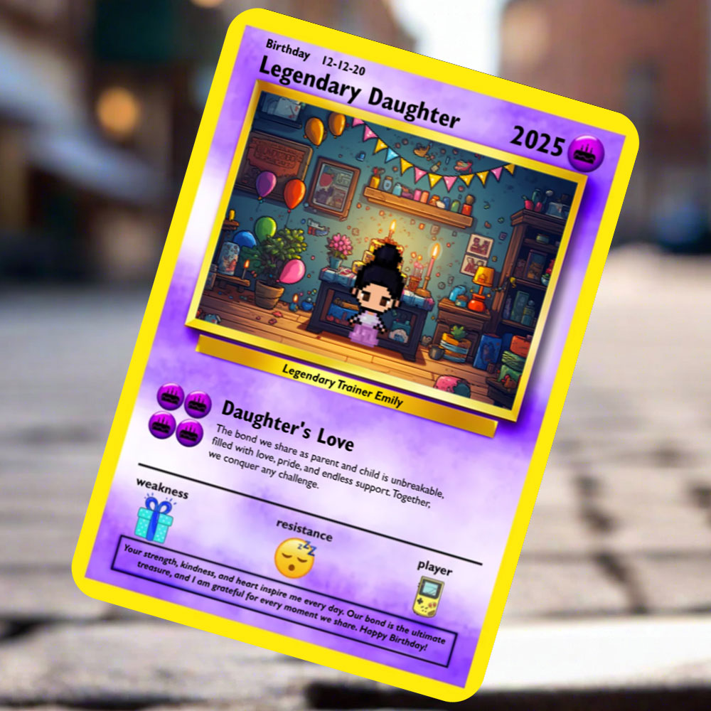 Construisez votre propre carte d'anniversaire de fille