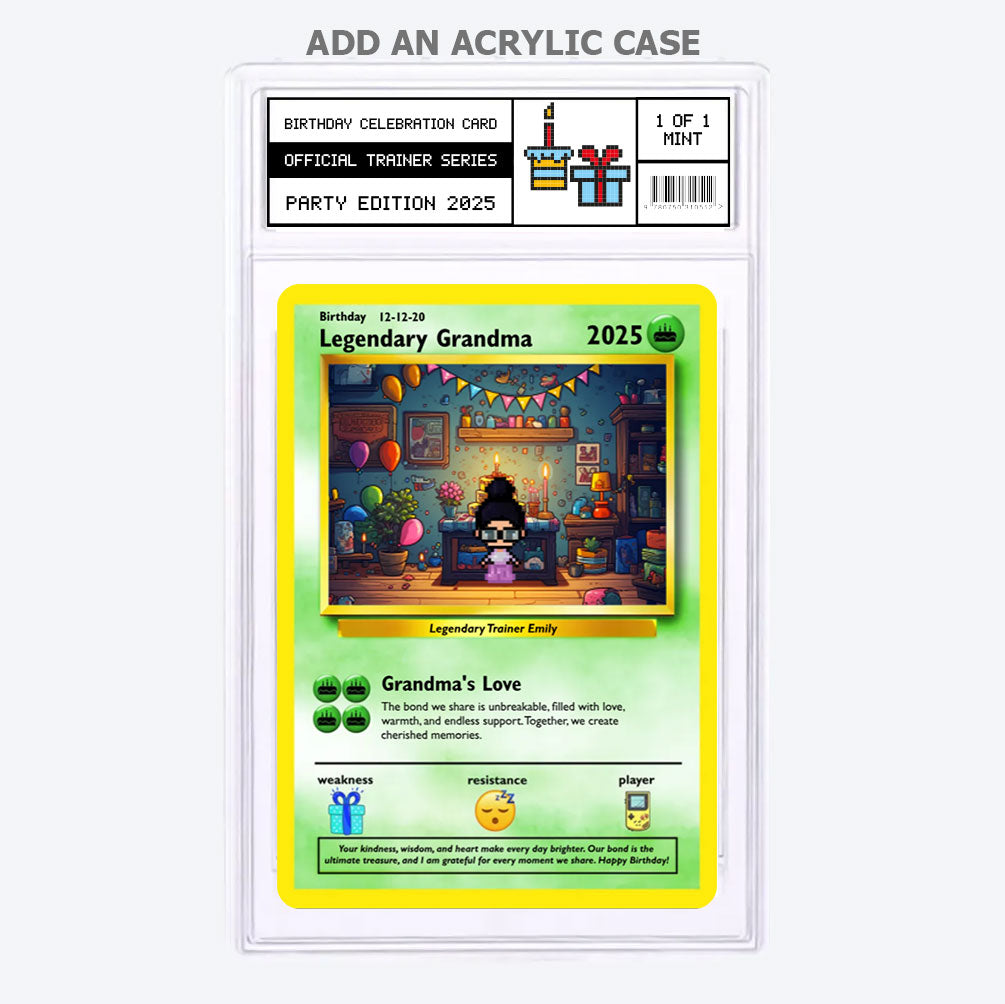 Construisez votre propre carte d'anniversaire de grand-mère