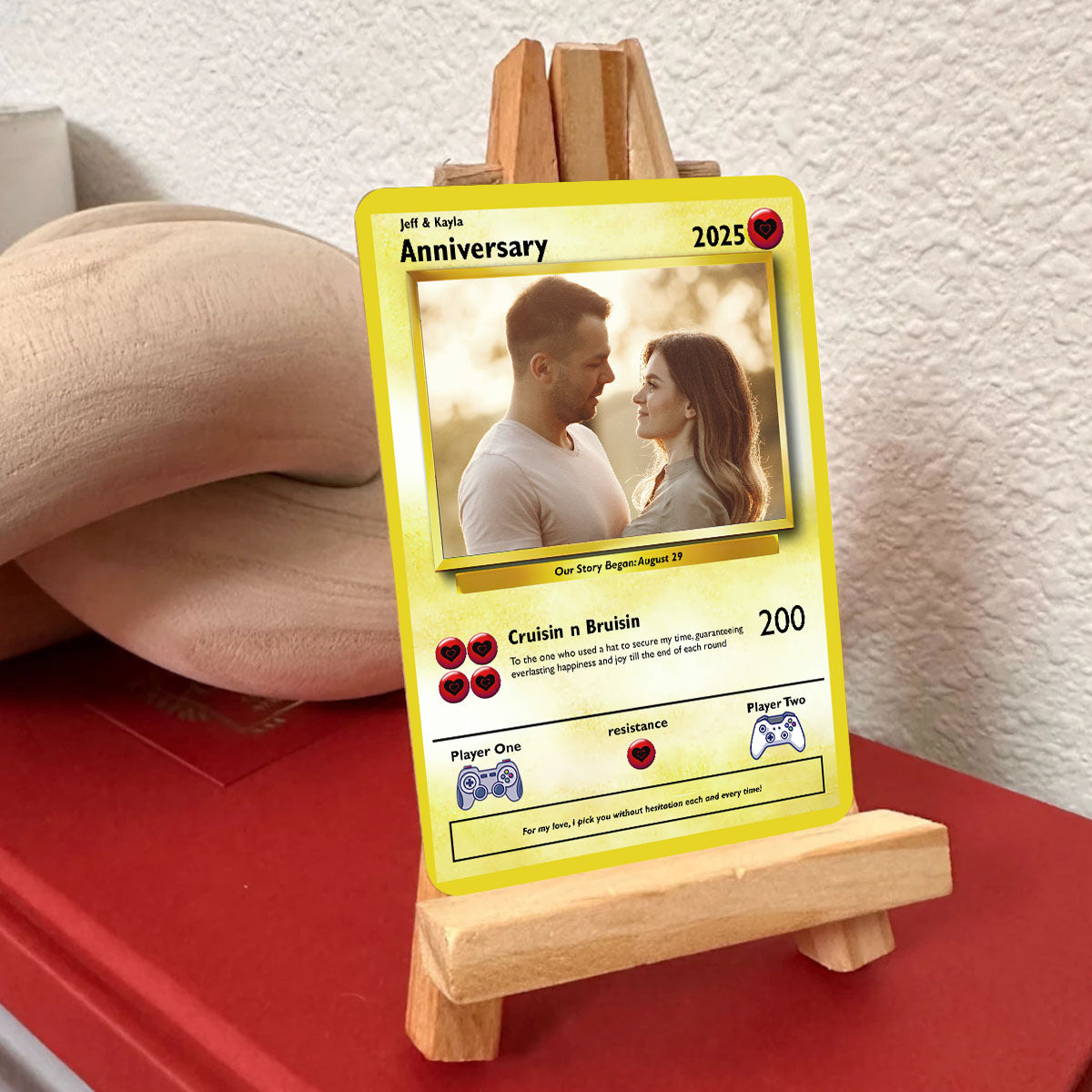 Construisez votre propre carte de couples / anniversaire