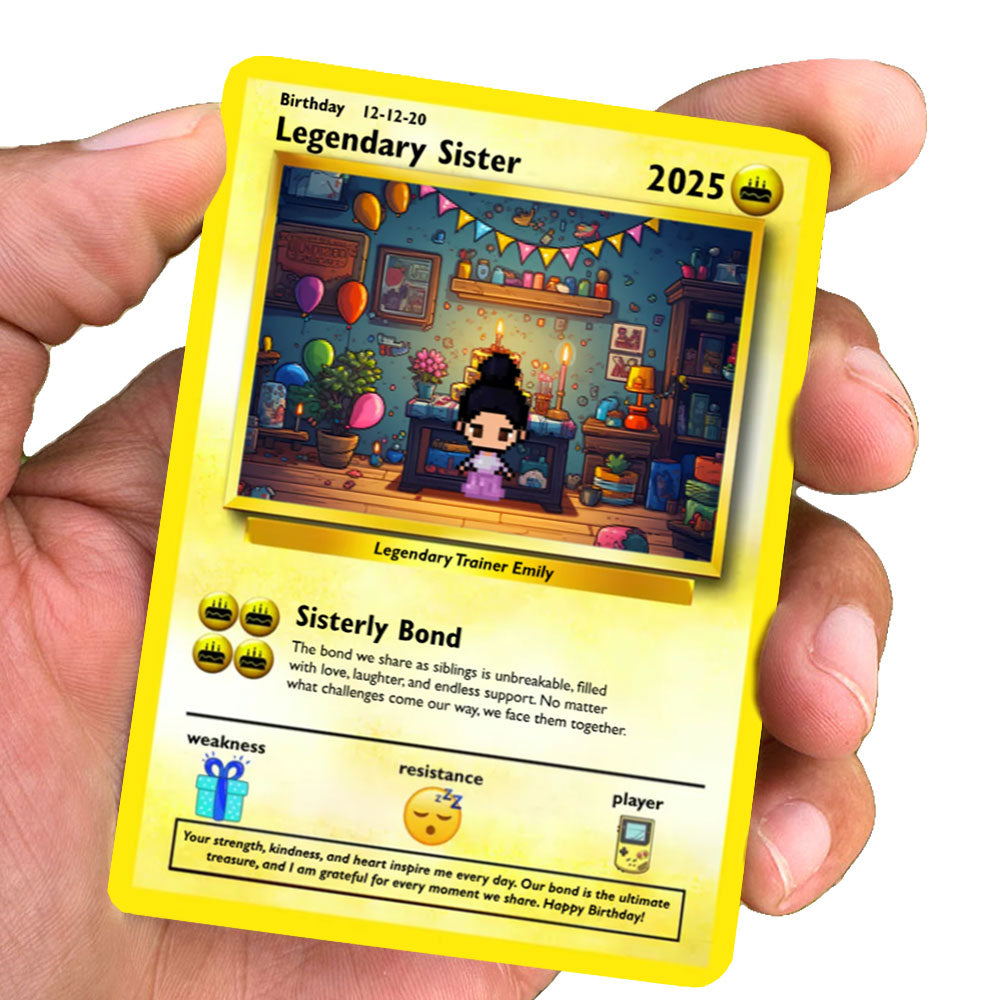 Construisez votre propre carte d'anniversaire de soeur
