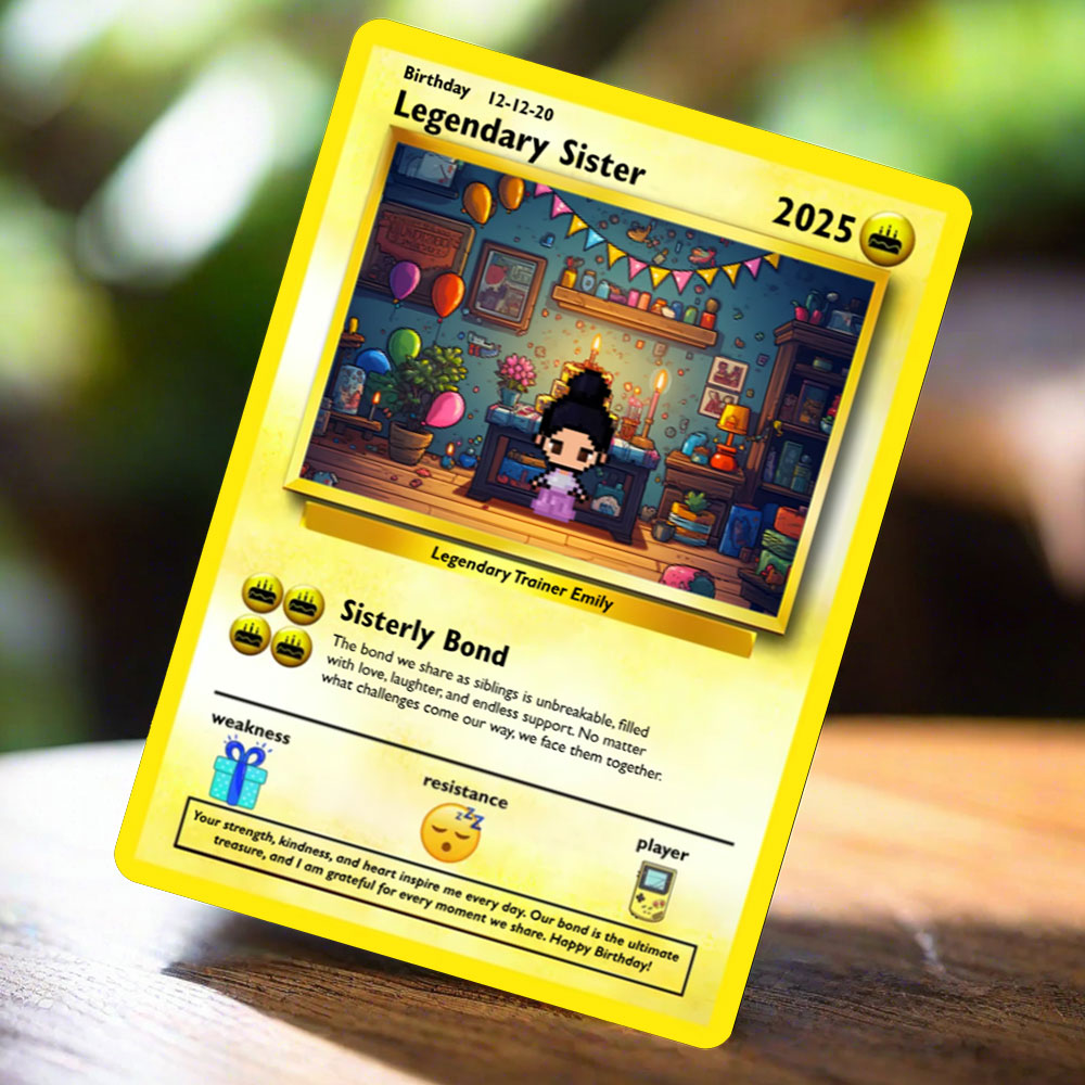 Construisez votre propre carte d'anniversaire de soeur