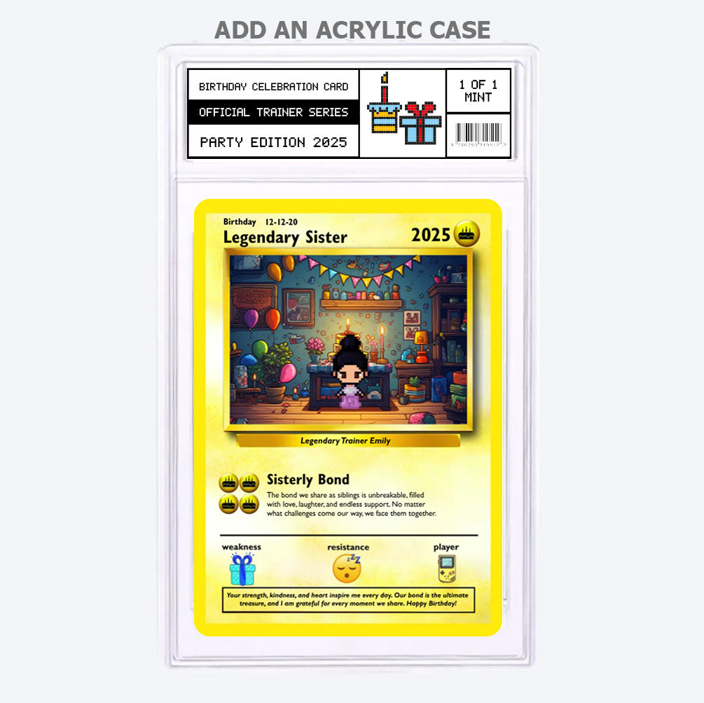 Construisez votre propre carte d'anniversaire de soeur