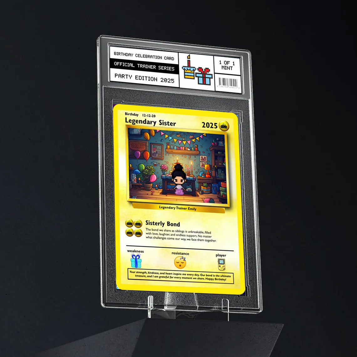 Construisez votre propre carte d'anniversaire de soeur