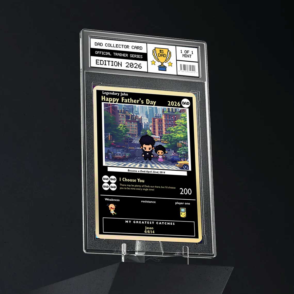 Construisez votre propre carte Dad Limited Gold Edition