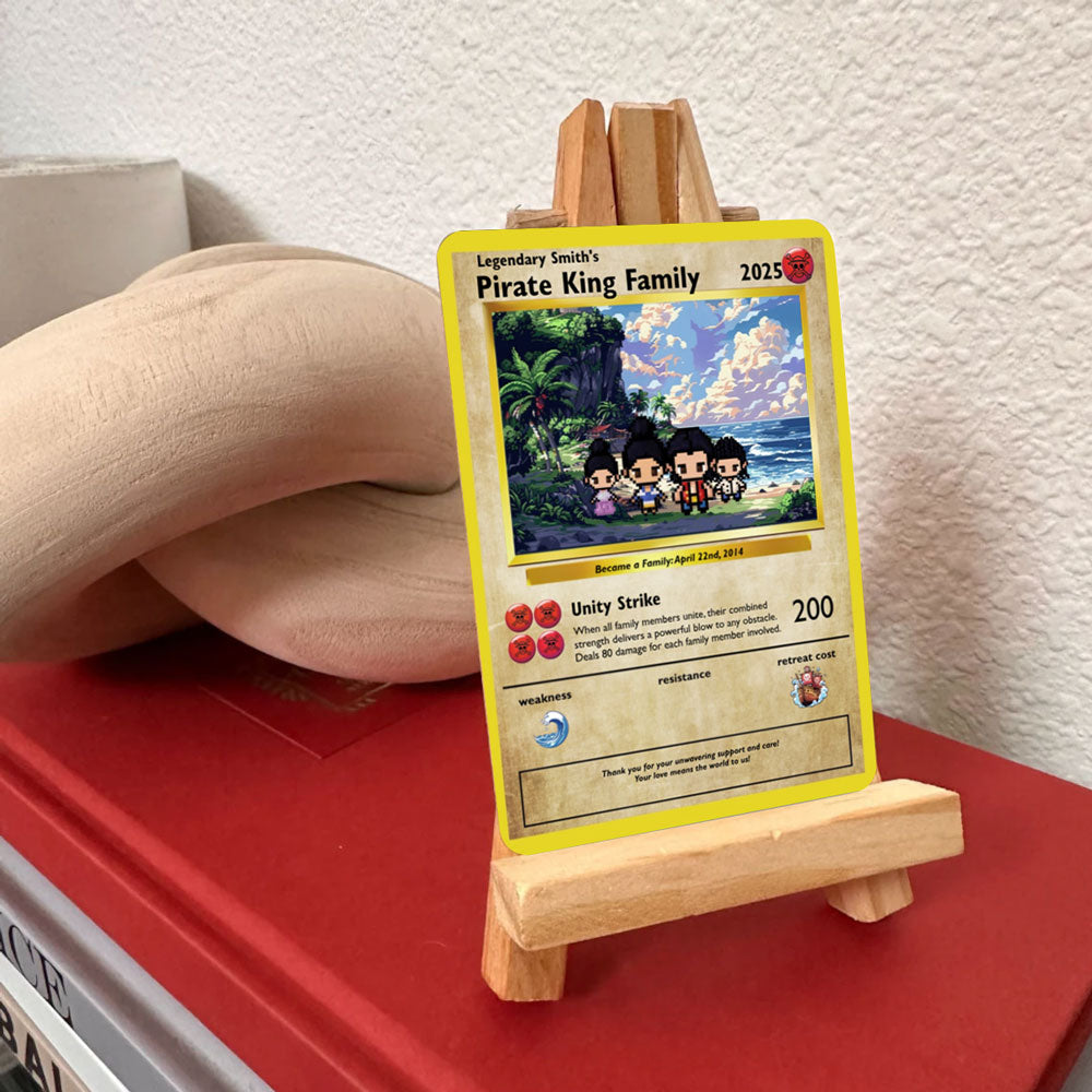 Construisez votre propre carte de famille Pirate King