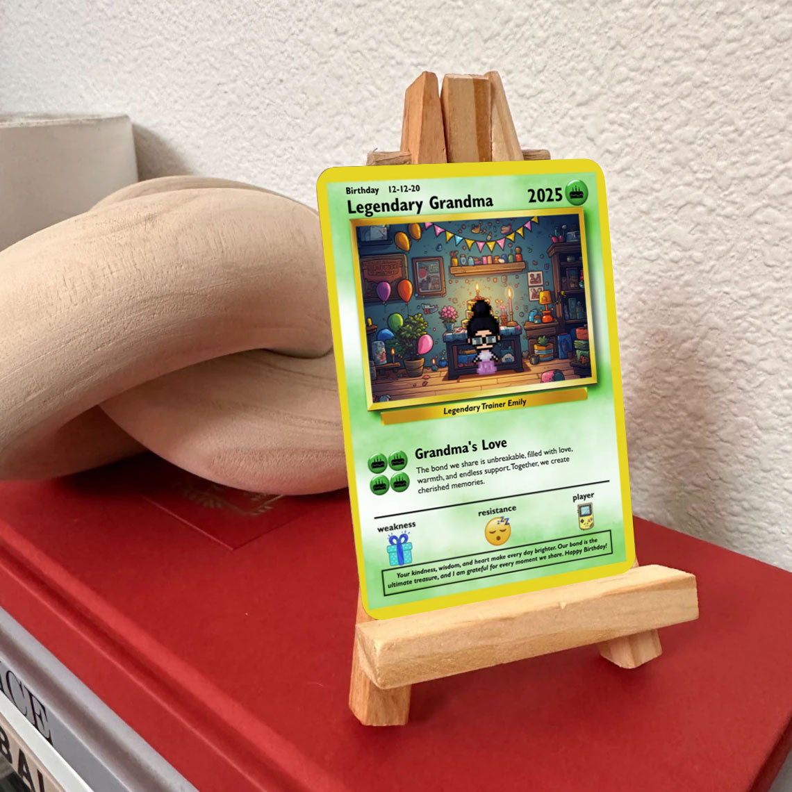 Construisez votre propre carte d'anniversaire de grand-mère