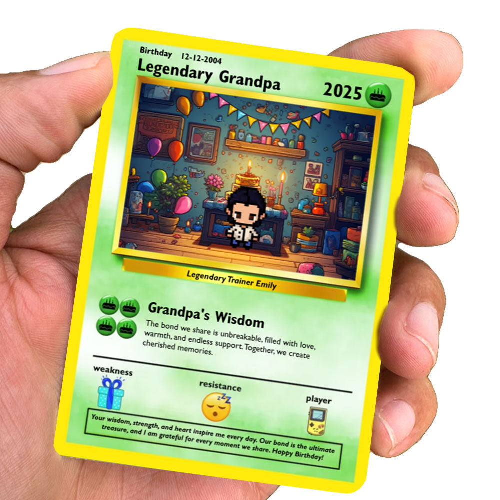 Construisez votre propre carte d'anniversaire de grand-pĂšre