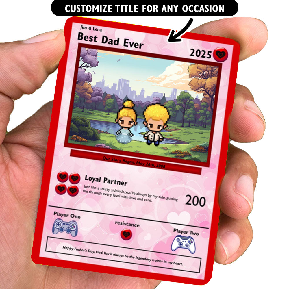 Carte fille à papa - Construisez la vôtre