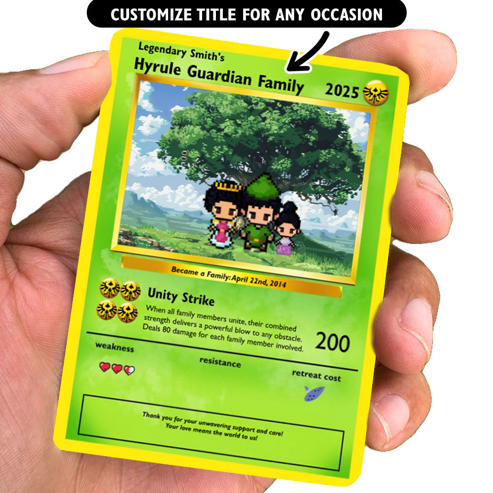 Construisez votre propre carte de la famille Hyrule Guardian