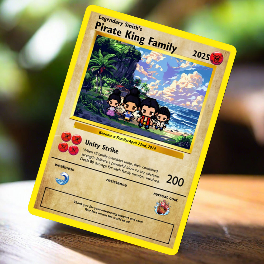 Construisez votre propre carte de famille Pirate King