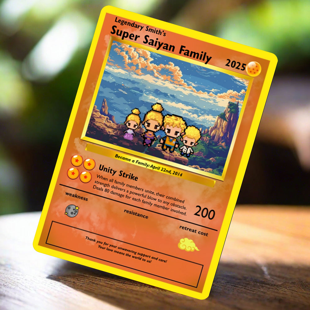 Construisez votre propre carte de famille Super Saiyan