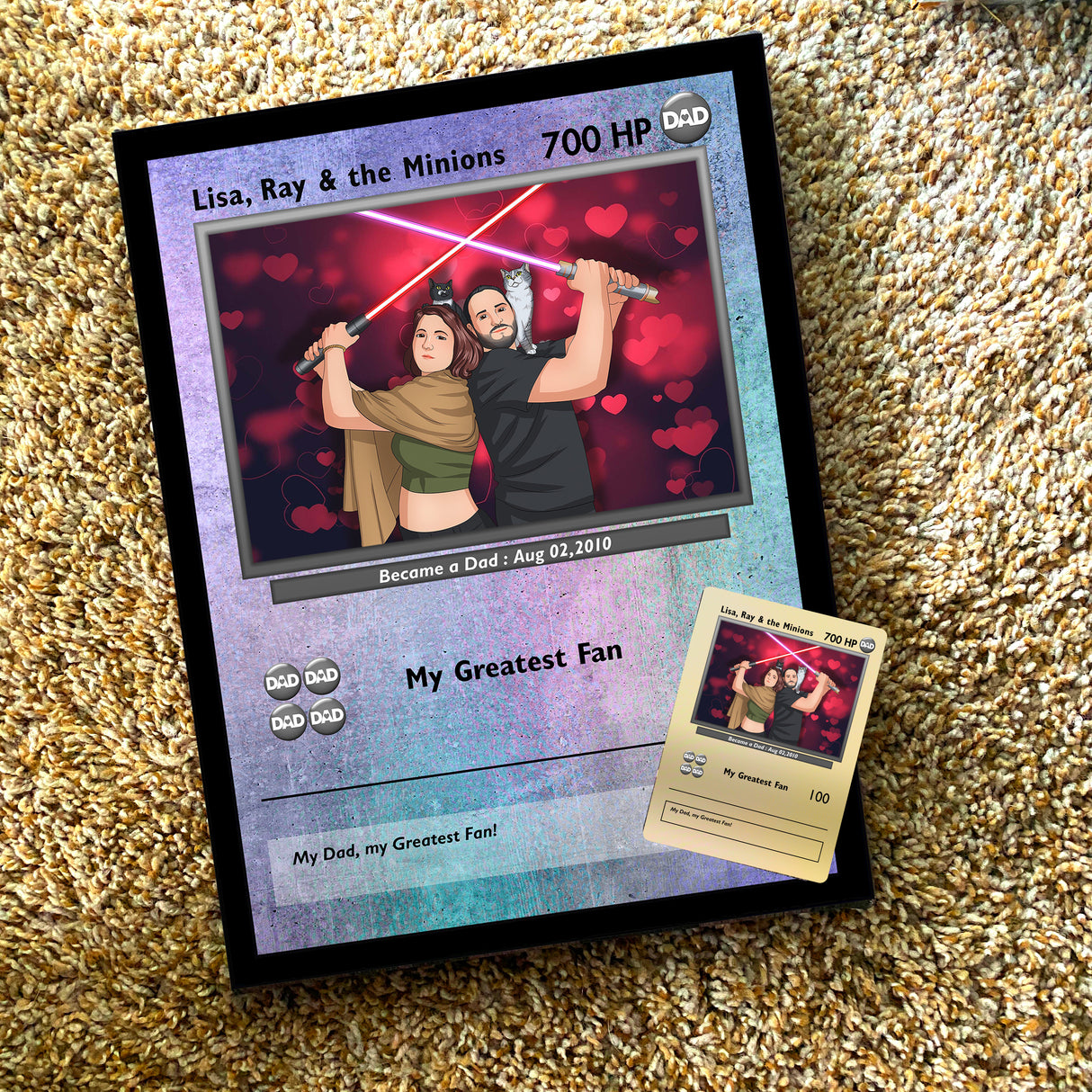 Poke Dad - Art dessiné à la main 1