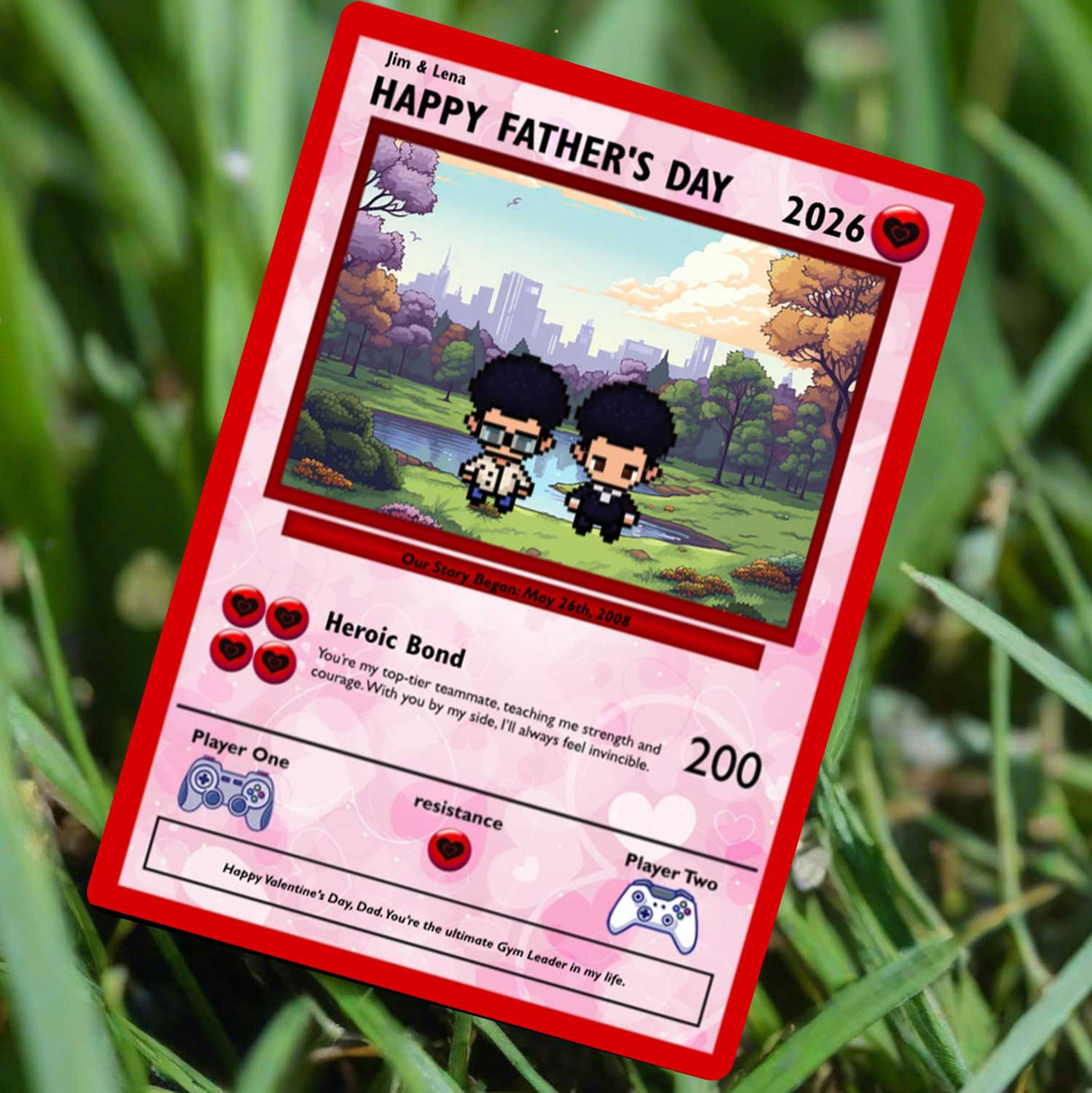 Son to Dad Card - Build Your Own