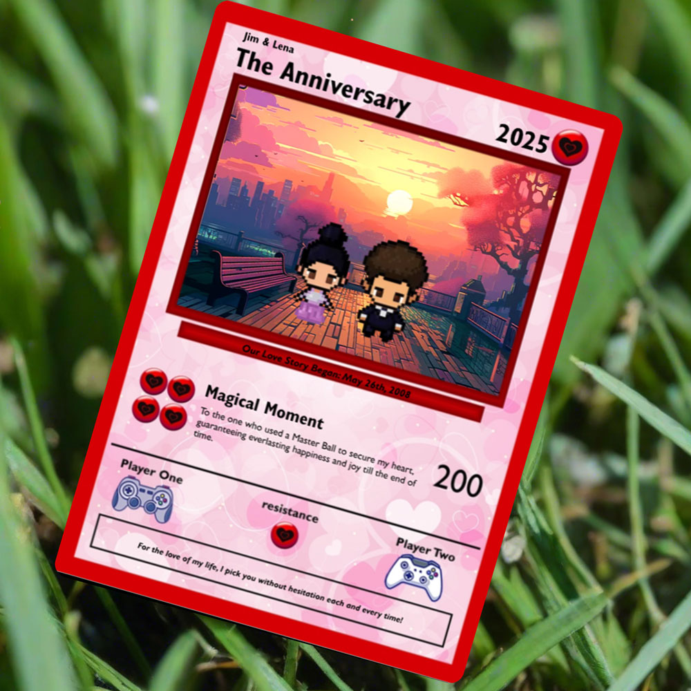 Construisez votre propre carte de couples / anniversaire