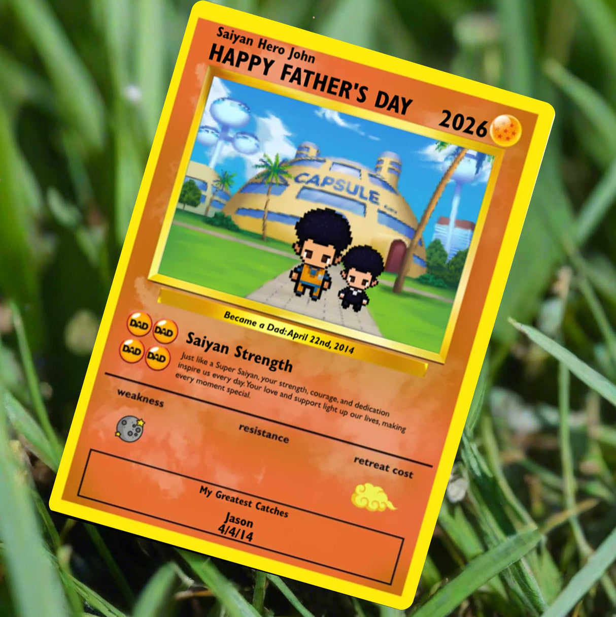 Construisez votre propre fête des pères Super Saiyan