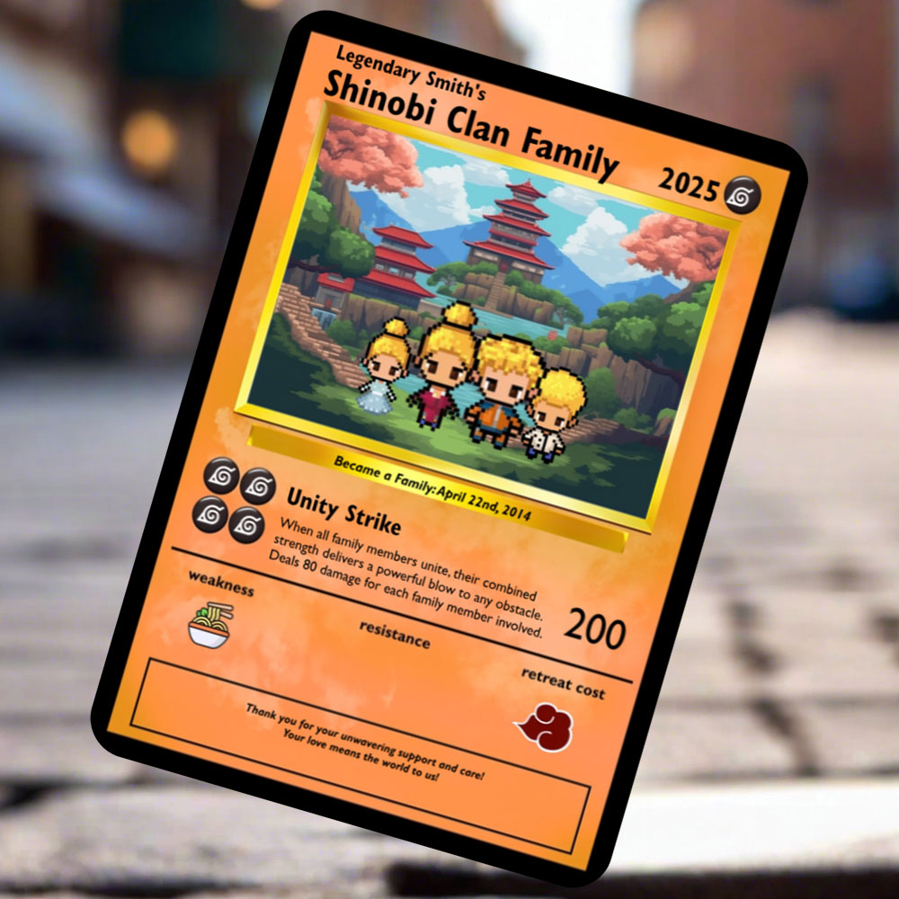 Construisez votre propre carte de famille Shinobi Clan