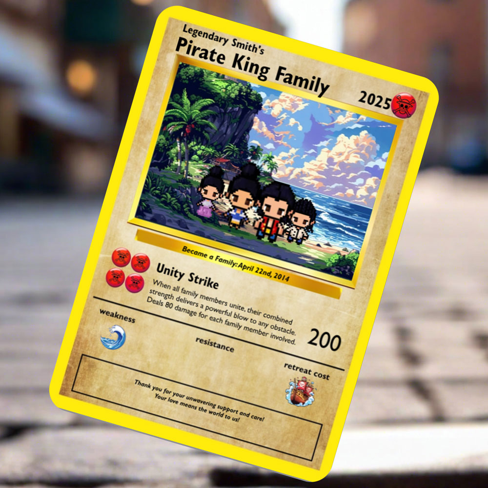 Construisez votre propre carte de famille Pirate King