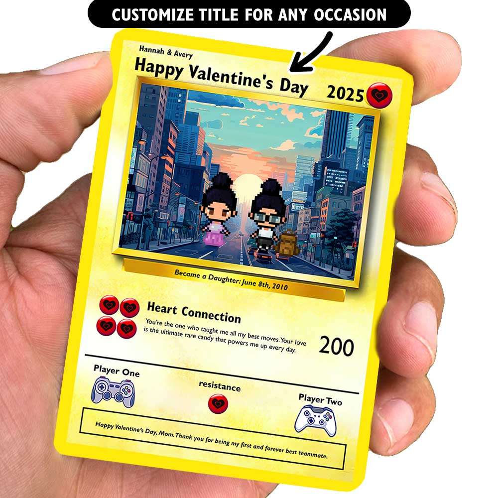 Carte fille à maman - Construisez la vôtre