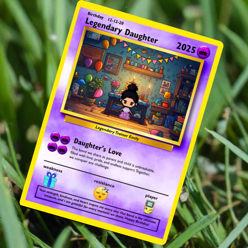 Construisez votre propre carte d'anniversaire de fille