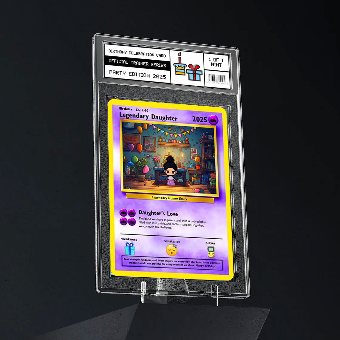 Construisez votre propre carte d'anniversaire de fille