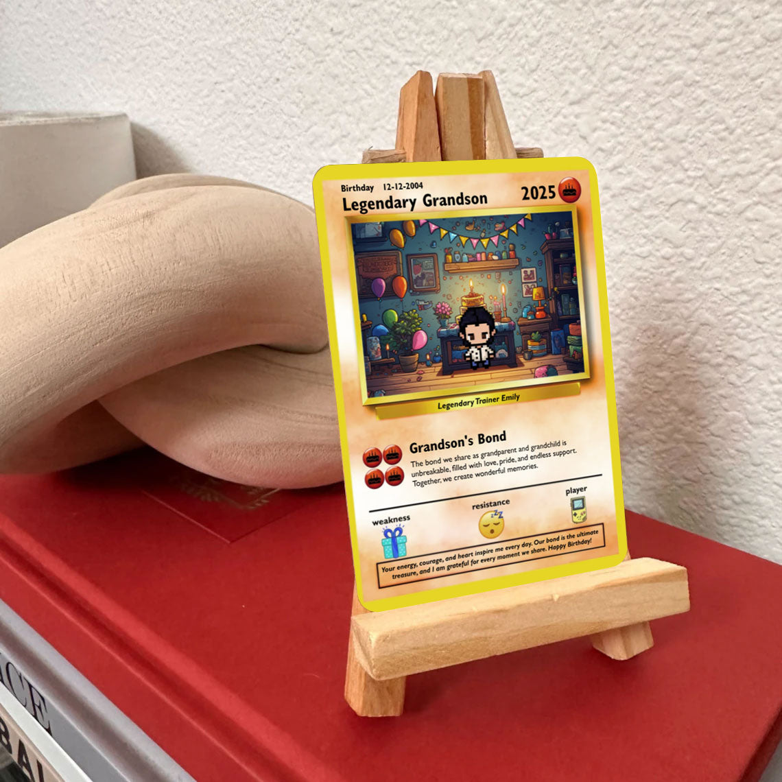 Construisez votre propre carte d'anniversaire de petit-fils