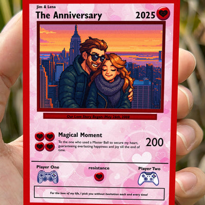 Construisez votre propre carte de couples / anniversaire