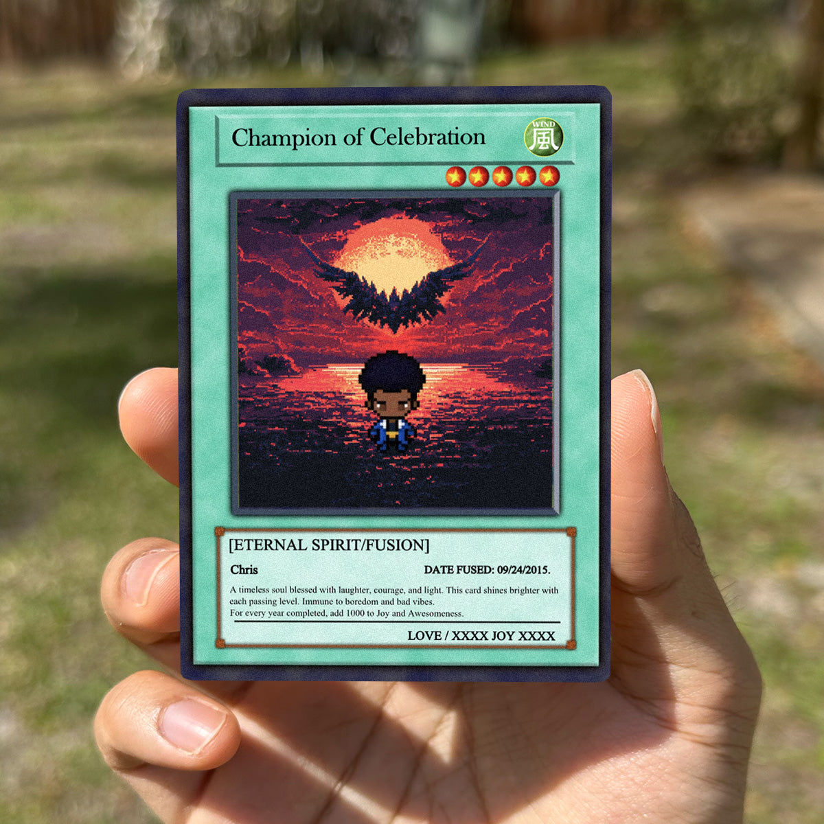 Yu-gi Love birthday Card  - Build Your Own