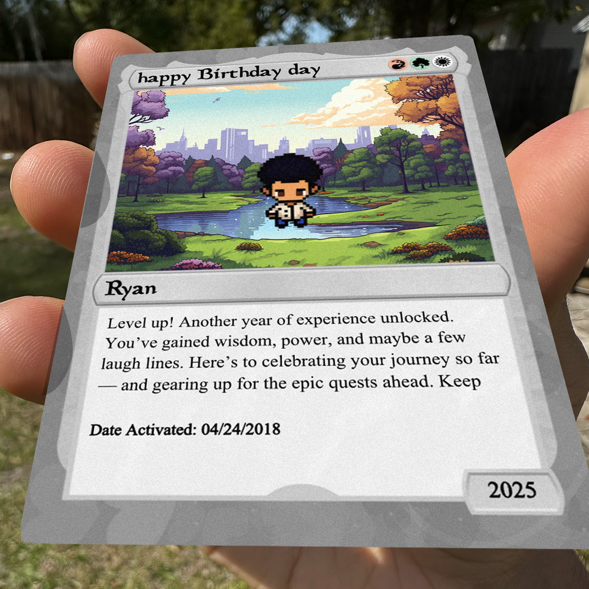 Love The Gathering Birthday Card  - Build Your Own