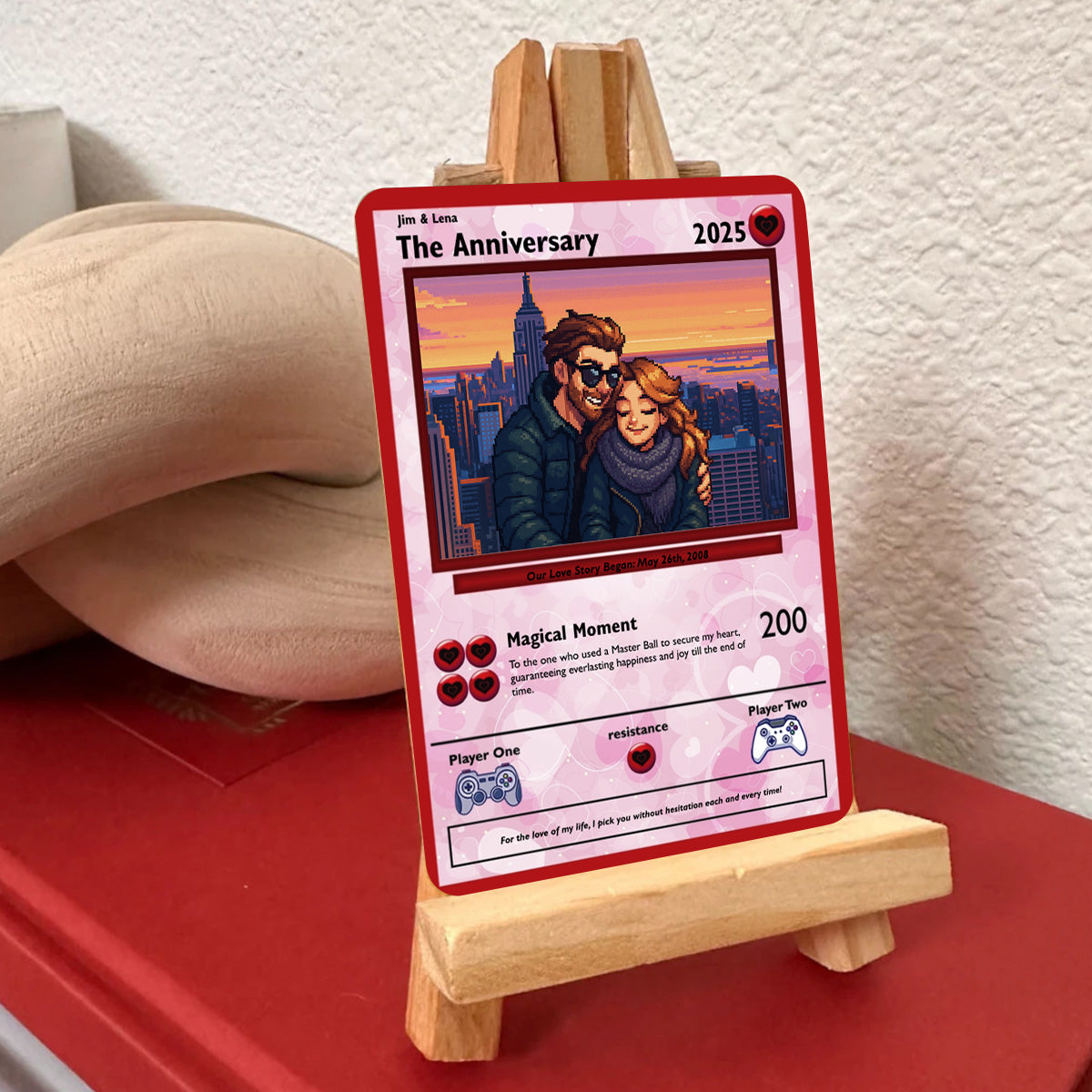 Construisez votre propre carte de couples / anniversaire