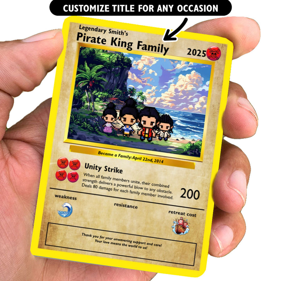 Pirate King Family Card - Build Your Own