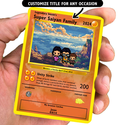 Super Saiyan Family Card - Build Your Own