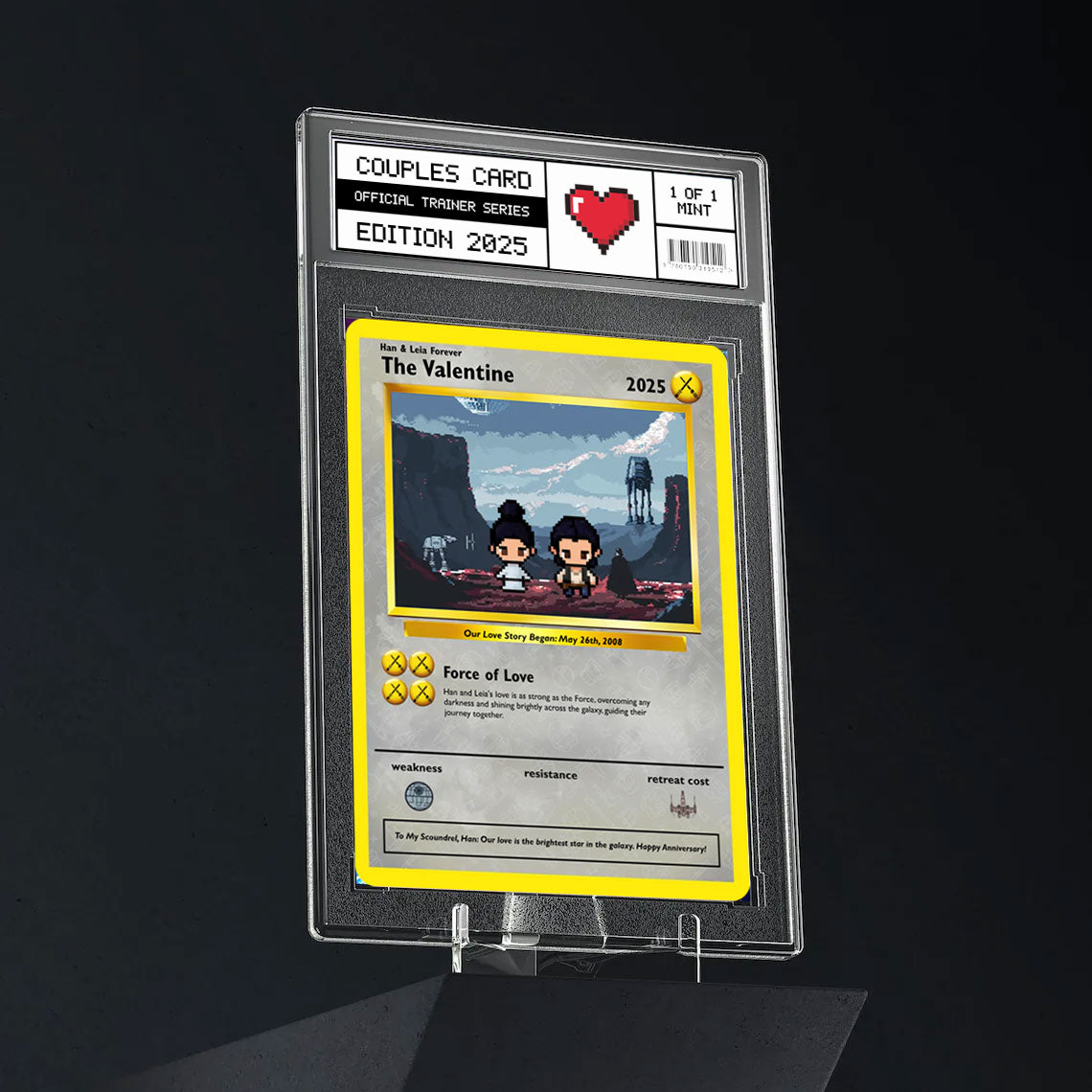 Construisez votre propre carte d'amour Space Wars