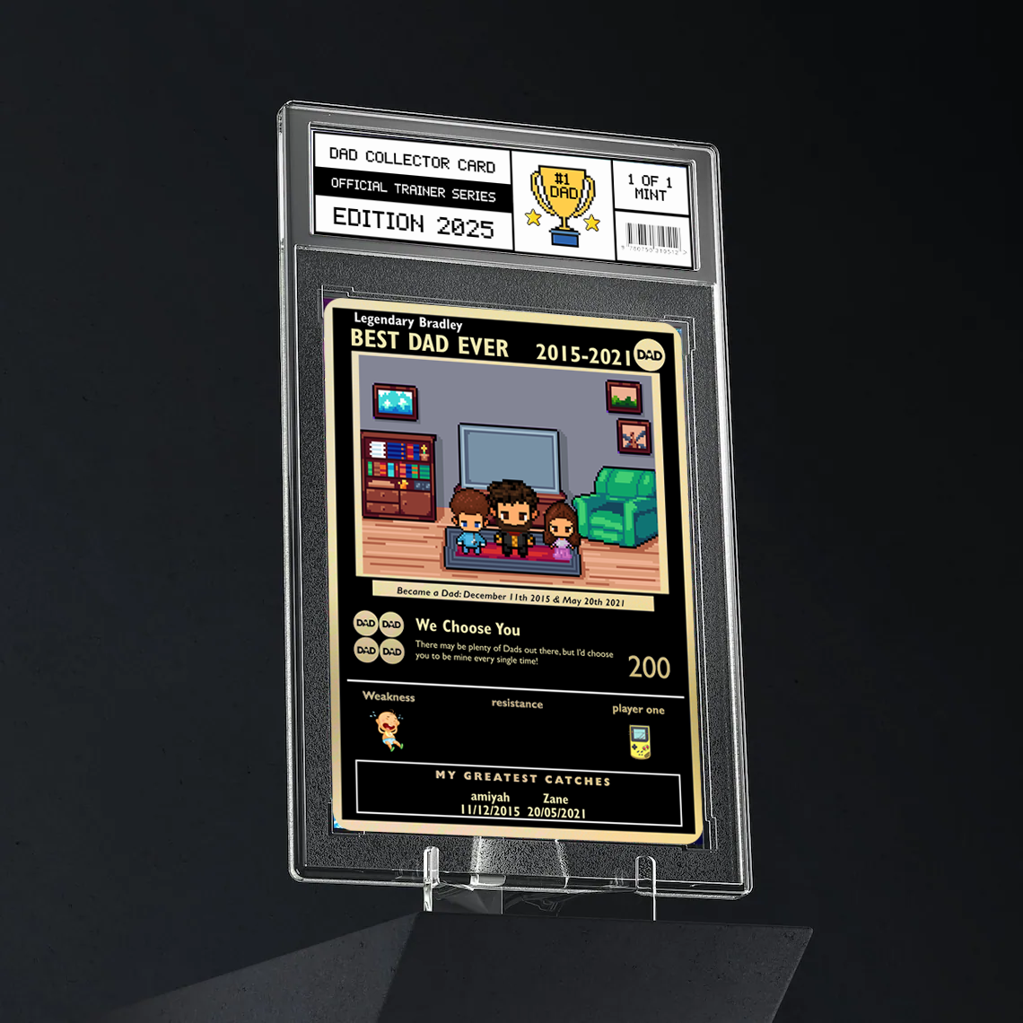 Construisez votre propre carte Dad Limited Gold Edition