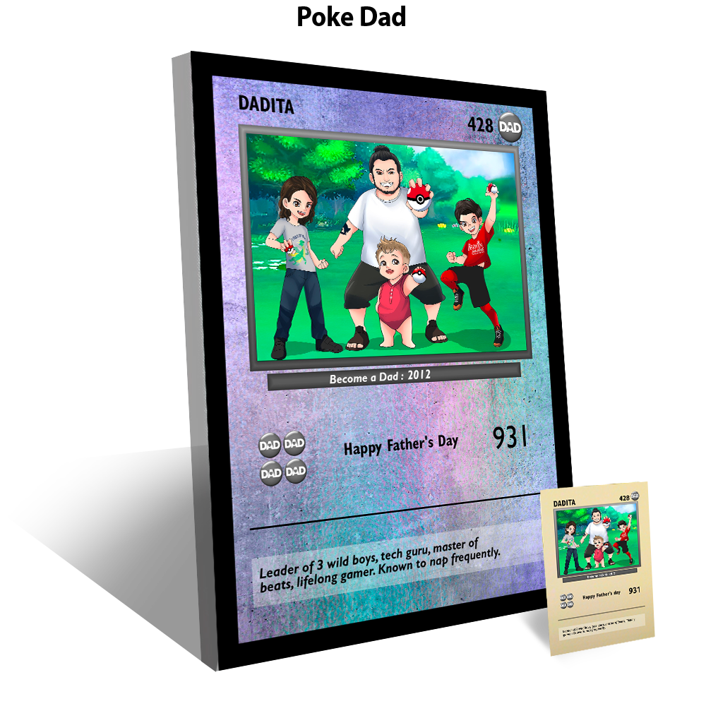 Poke Dad - Art dessiné à la main 1