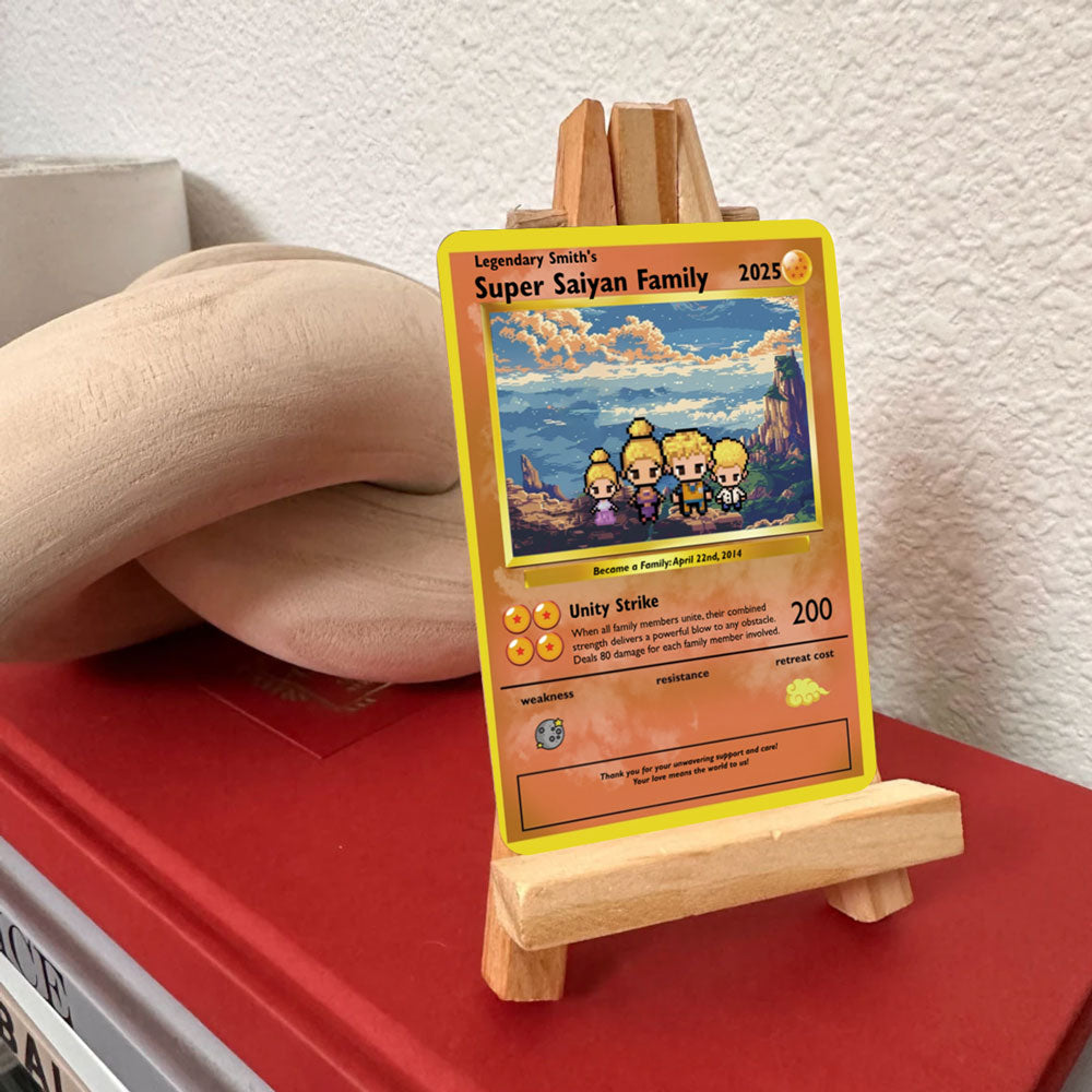 Construisez votre propre carte de famille Super Saiyan