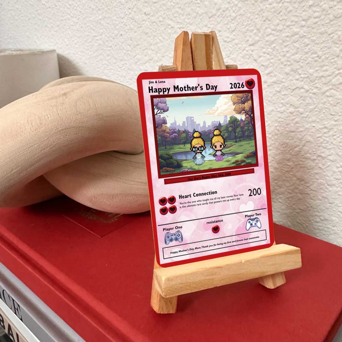 Carte maman à fille - Construisez la vôtre