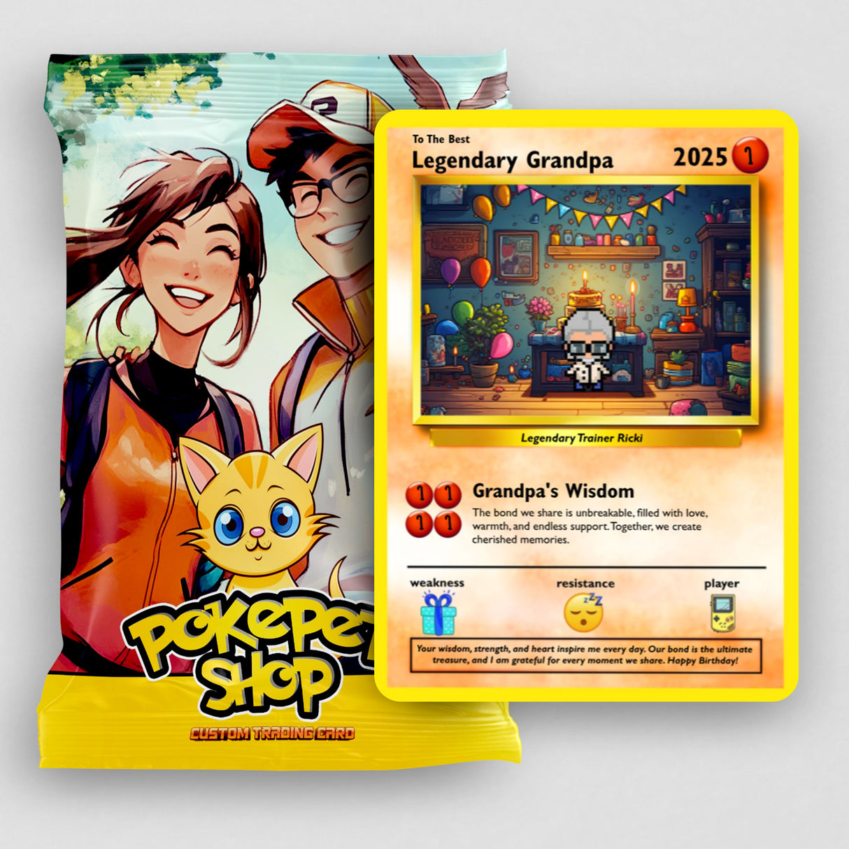 Grandpa Card - Build Your Own