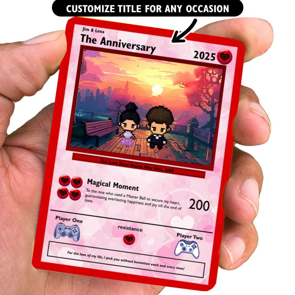 Construisez votre propre carte de couples / anniversaire