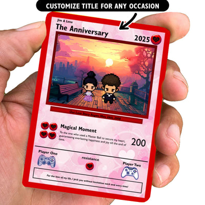 Construisez votre propre carte de couples / anniversaire
