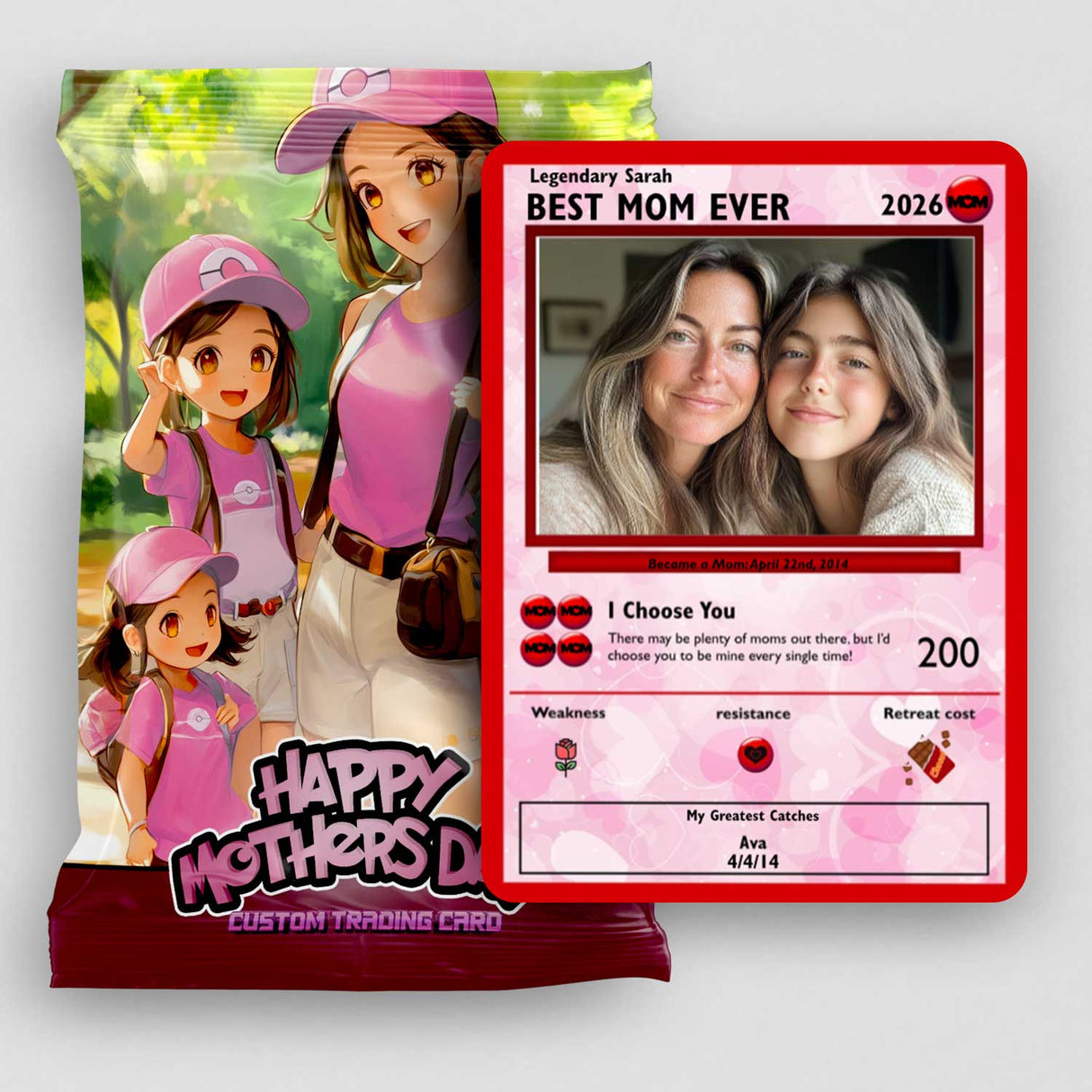 Fête des mères - avec photo