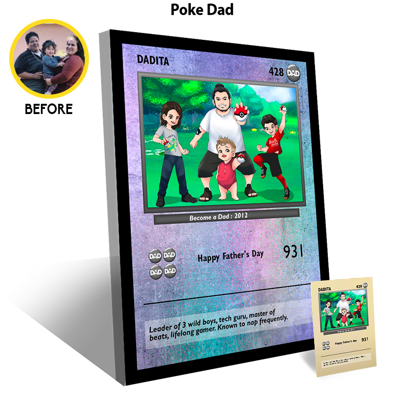 Poke Dad - Art dessiné à la main 1