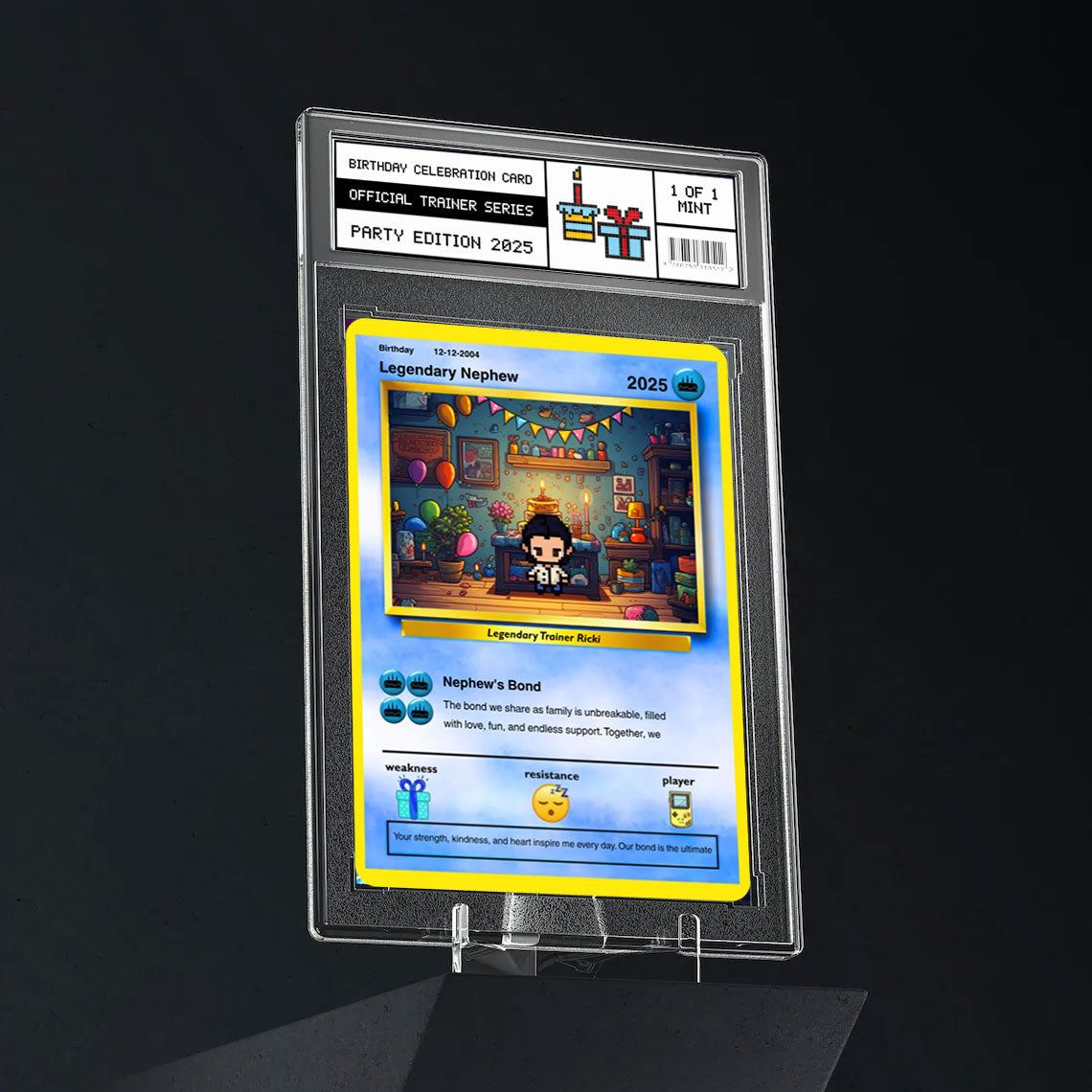 Construisez votre propre carte d'anniversaire neveu