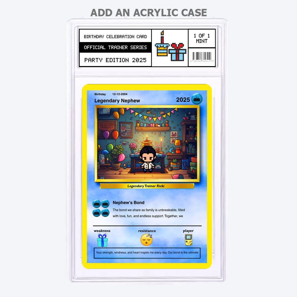 Construisez votre propre carte d'anniversaire neveu