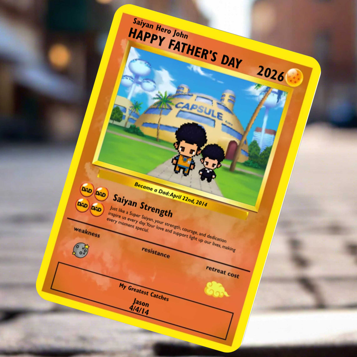 Construisez votre propre fête des pères Super Saiyan