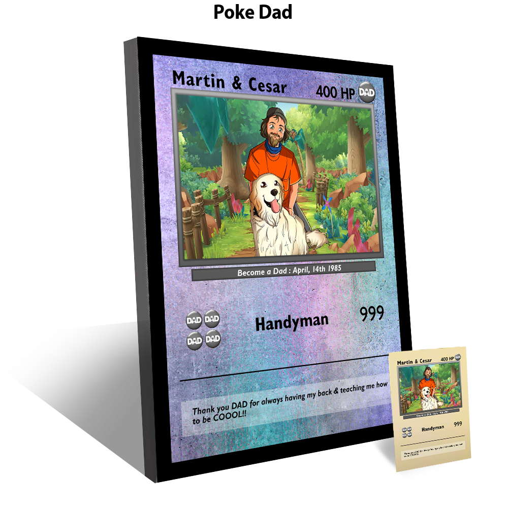 Poke Dad - Art dessiné à la main 1